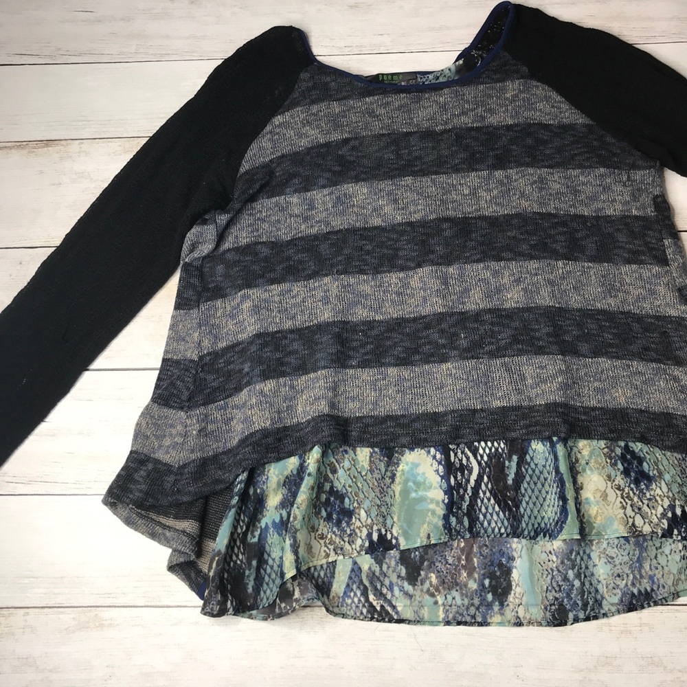 Gorgeous layered and comfy top by Poeme